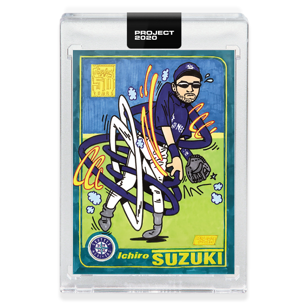 2001 Topps Ichiro Suzuki By Ermsy Project 2020 Took It Easy 