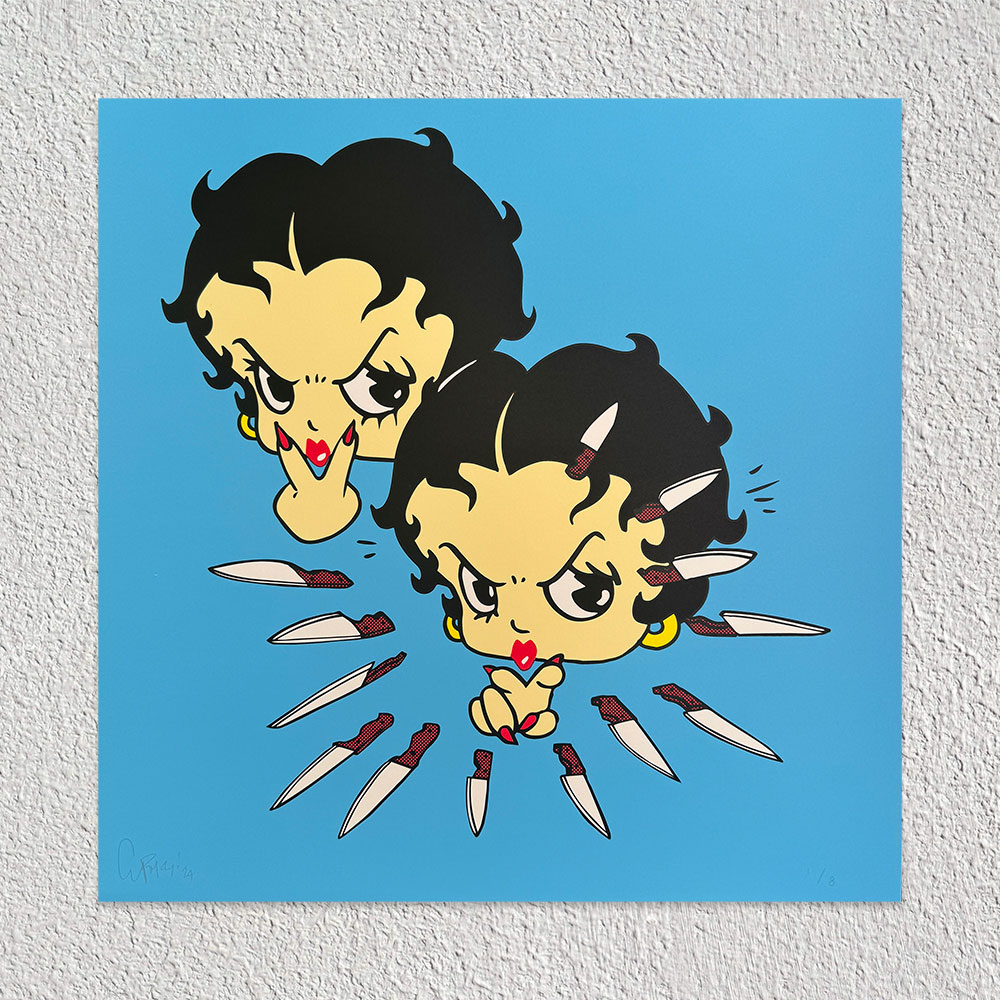 'Knives' Screen Print  - Ice Edition of 8