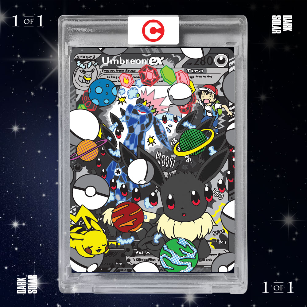 Collects® by Took It Easy® - 'Sunbreon Dark Solar' 1/1 Trading Card