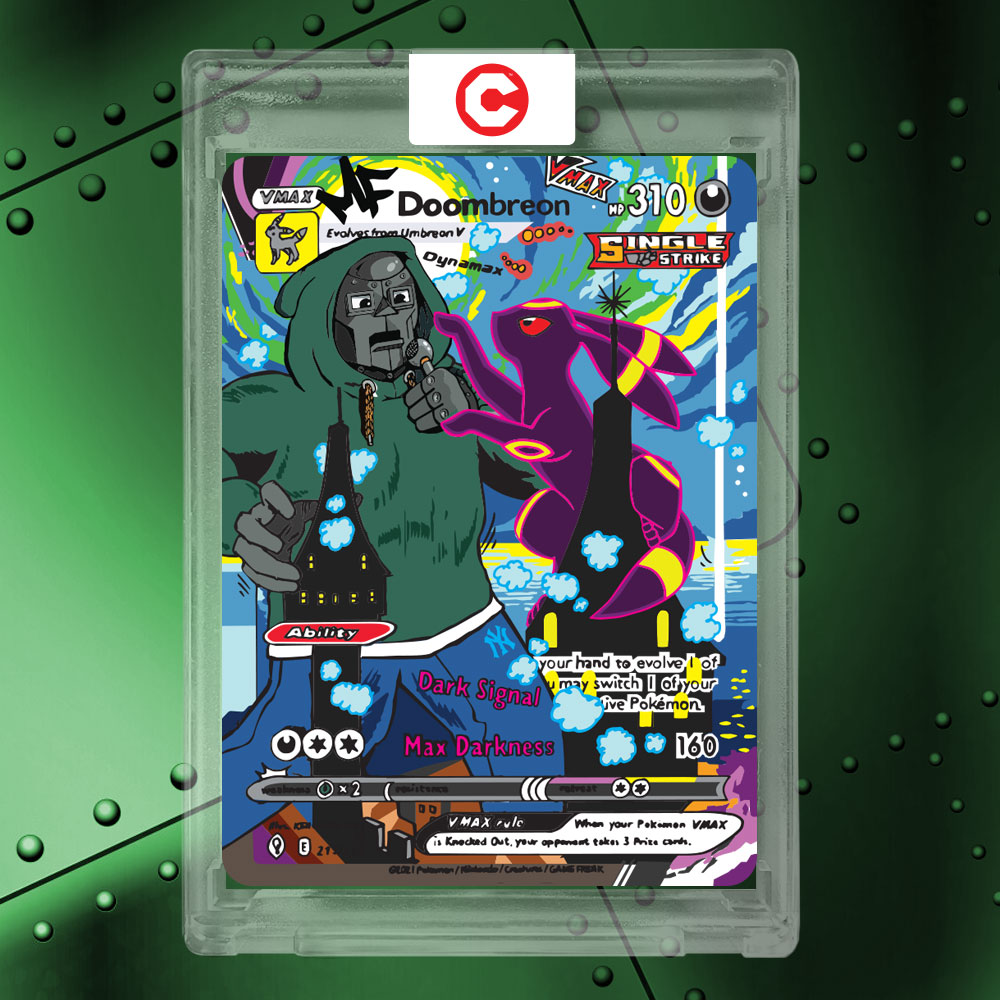 Collects® by Took It Easy® - 'MF Doombreon' Trading Card /20
