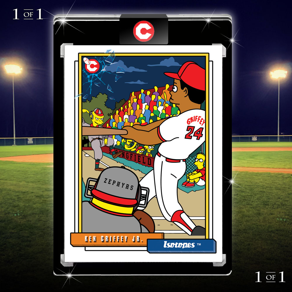 Collects® ‘At The Bat’ Isotopes NIGHT GAME 1/1