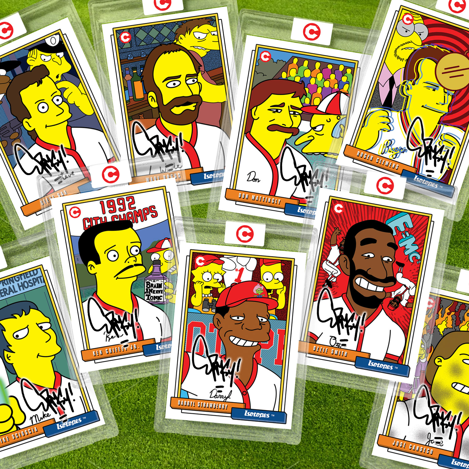 Isotopes Starting Lineup 9 Card Set *SIGNED* edition of /5