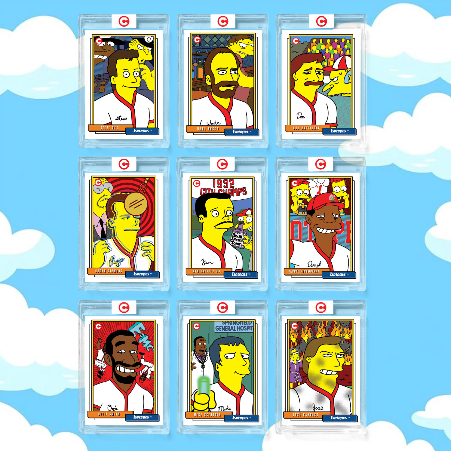 Isotopes Starting Lineup 9 Card Set edition of /30