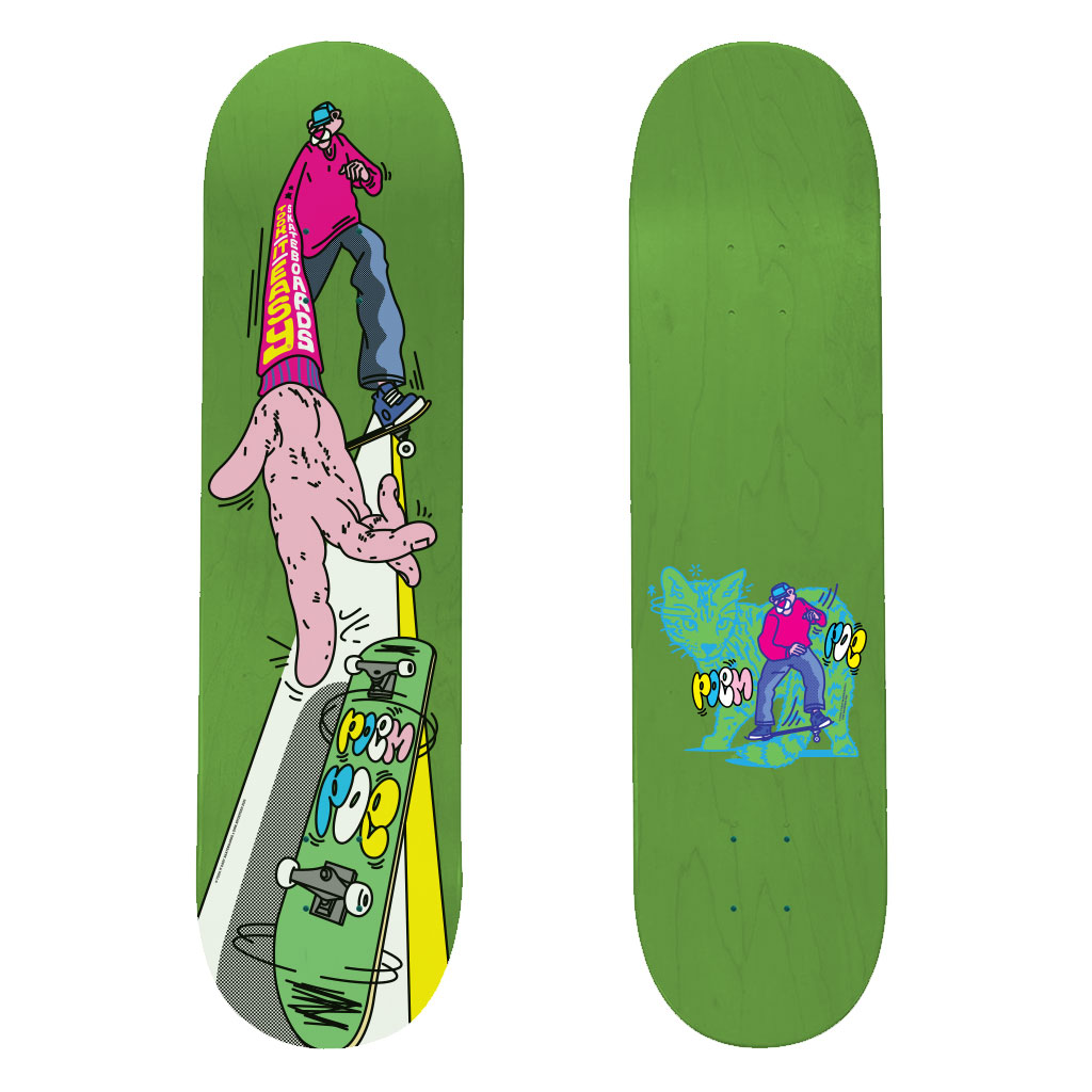 Took It Easy x Dirk Broersen Skateboard Deck