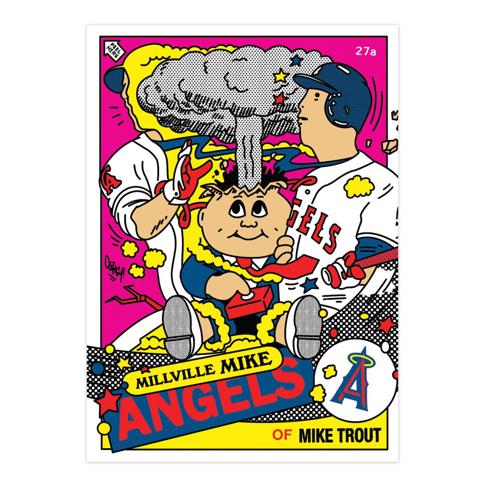 P70 Adam Bomb Trout Screen Print